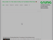 Tablet Screenshot of grunig.ch